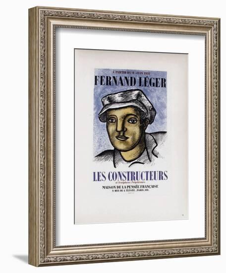 AF 1951 - Maison De La Pensée Française-Fernand Leger-Framed Collectable Print