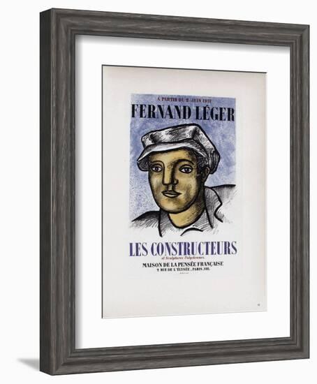 AF 1951 - Maison De La Pensée Française-Fernand Leger-Framed Collectable Print