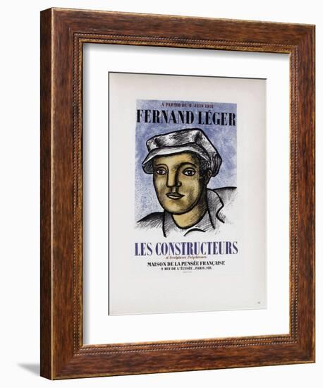 AF 1951 - Maison De La Pensée Française-Fernand Leger-Framed Collectable Print