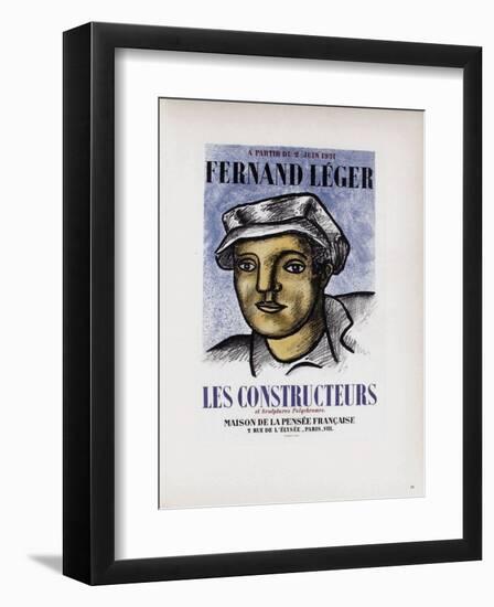 AF 1951 - Maison De La Pensée Française-Fernand Leger-Framed Collectable Print