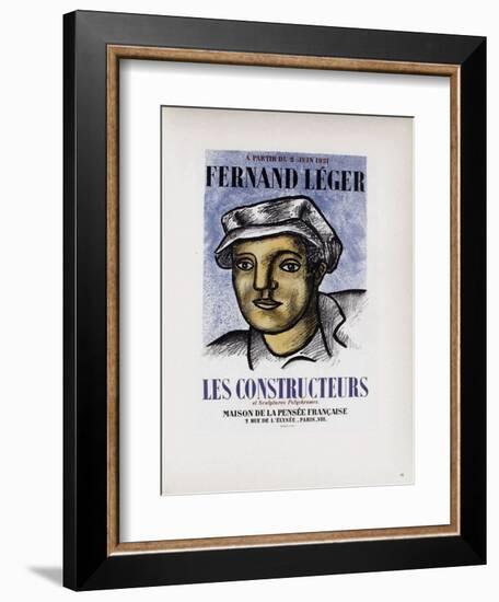 AF 1951 - Maison De La Pensée Française-Fernand Leger-Framed Collectable Print