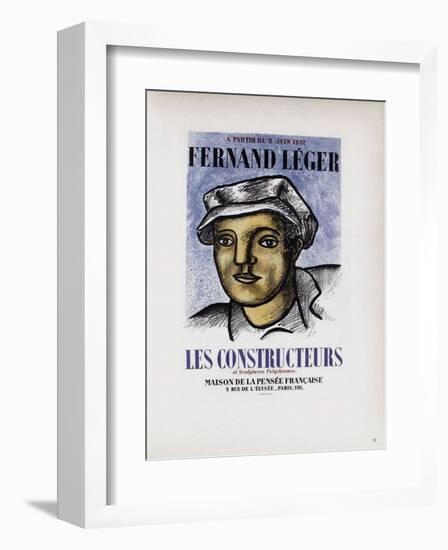 AF 1951 - Maison De La Pensée Française-Fernand Leger-Framed Collectable Print