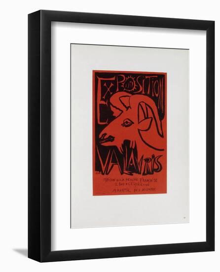 AF 1952 - Exposition Vallauris-Pablo Picasso-Framed Collectable Print