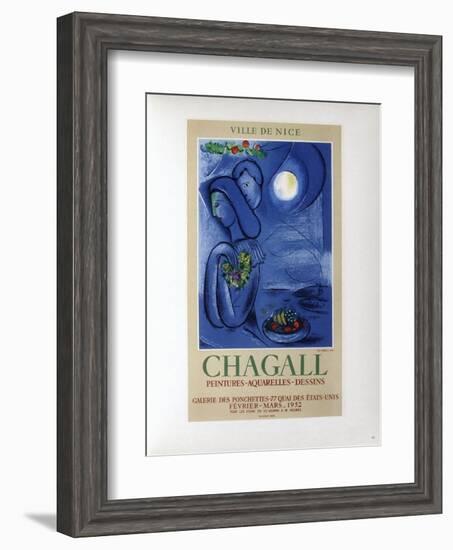 AF 1952 - Ville De Nice-Marc Chagall-Framed Collectable Print