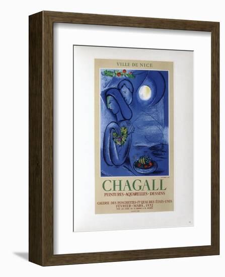 AF 1952 - Ville De Nice-Marc Chagall-Framed Collectable Print