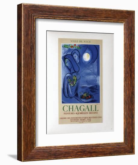 AF 1952 - Ville De Nice-Marc Chagall-Framed Collectable Print