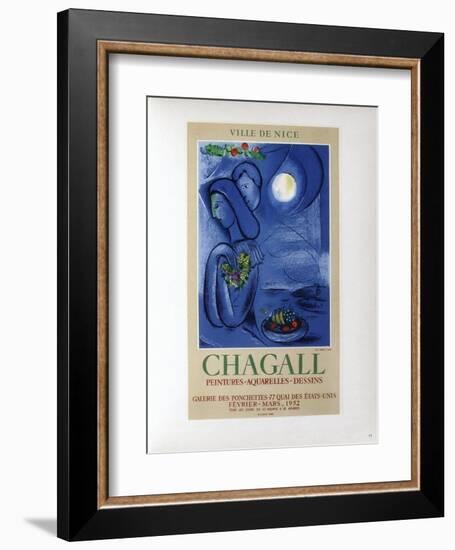 AF 1952 - Ville De Nice-Marc Chagall-Framed Collectable Print