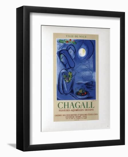 AF 1952 - Ville De Nice-Marc Chagall-Framed Collectable Print