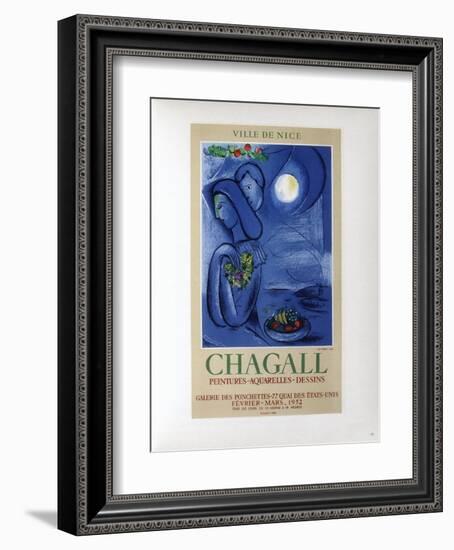 AF 1952 - Ville De Nice-Marc Chagall-Framed Collectable Print