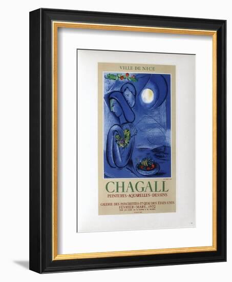 AF 1952 - Ville De Nice-Marc Chagall-Framed Collectable Print