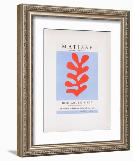 AF 1953 - Berggruen Et Cie-Henri Matisse-Framed Collectable Print