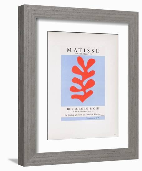 AF 1953 - Berggruen Et Cie-Henri Matisse-Framed Collectable Print