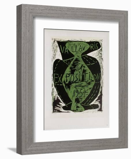 AF 1953 - Exposition Vallauris-Pablo Picasso-Framed Collectable Print