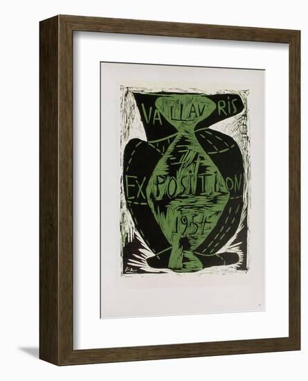 AF 1953 - Exposition Vallauris-Pablo Picasso-Framed Collectable Print