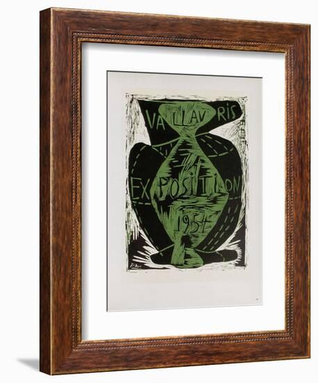 AF 1953 - Exposition Vallauris-Pablo Picasso-Framed Collectable Print