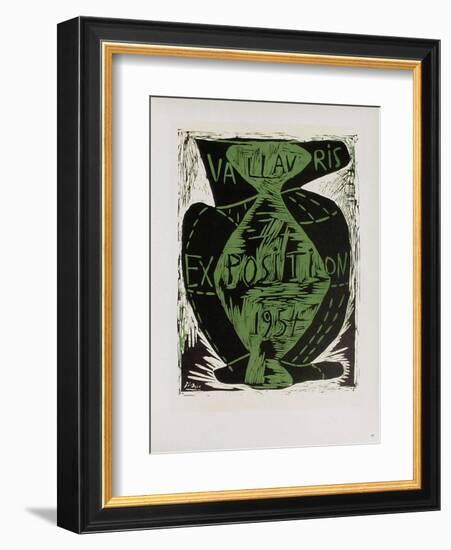 AF 1953 - Exposition Vallauris-Pablo Picasso-Framed Collectable Print