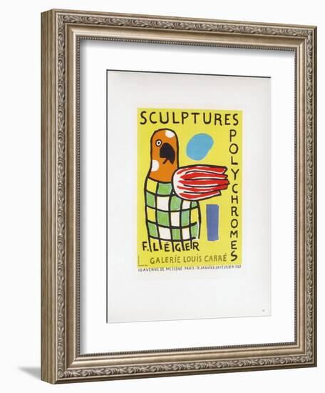 AF 1953 - Galerie Louis Carré-Fernand Leger-Framed Collectable Print