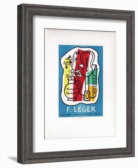 AF 1953 - Galerie Louis Carré-Fernand Leger-Framed Collectable Print