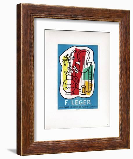 AF 1953 - Galerie Louis Carré-Fernand Leger-Framed Collectable Print