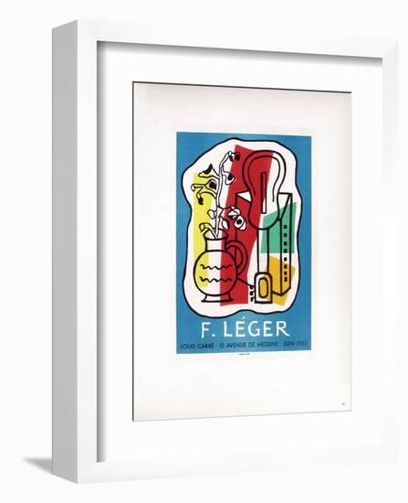 AF 1953 - Galerie Louis Carré-Fernand Leger-Framed Collectable Print