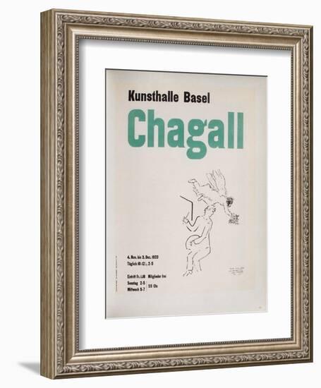 AF 1953 - Kunsthalle Basel-Marc Chagall-Framed Collectable Print