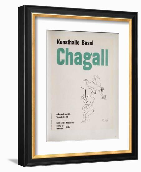 AF 1953 - Kunsthalle Basel-Marc Chagall-Framed Collectable Print