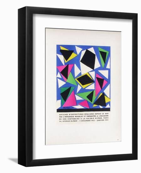 AF 1953 - Mourlot A La Galerie Kleber-Henri Matisse-Framed Collectable Print