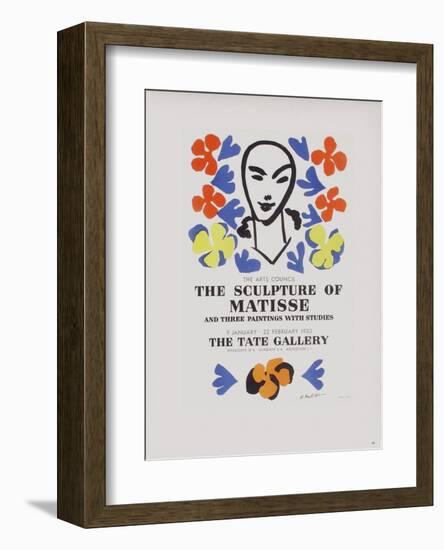 AF 1953 - The Tate Gallery-Henri Matisse-Framed Collectable Print