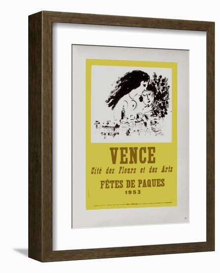 AF 1953 - Vence Fêtes De Pâques-Marc Chagall-Framed Collectable Print