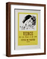 AF 1953 - Vence Fêtes De Pâques-Marc Chagall-Framed Collectable Print