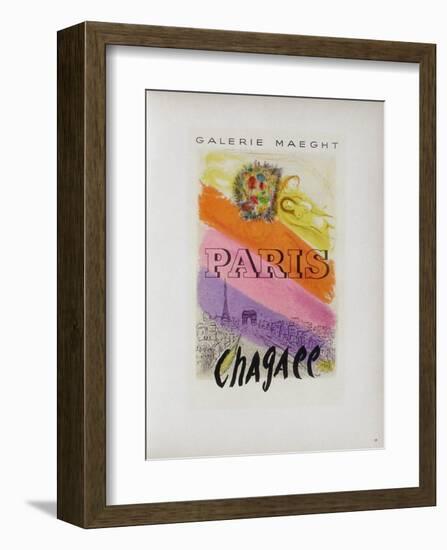 AF 1954 - Galerie Maeght Paris-Marc Chagall-Framed Collectable Print