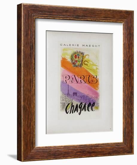 AF 1954 - Galerie Maeght Paris-Marc Chagall-Framed Collectable Print