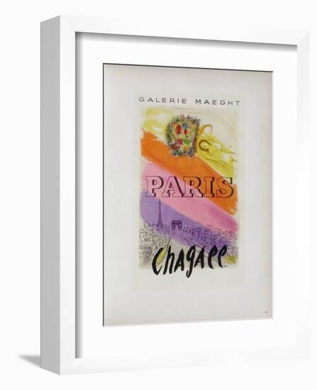 AF 1954 - Galerie Maeght Paris-Marc Chagall-Framed Collectable Print