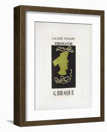 AF 1954 - Galerie Maeght-Georges Braque-Framed Collectable Print