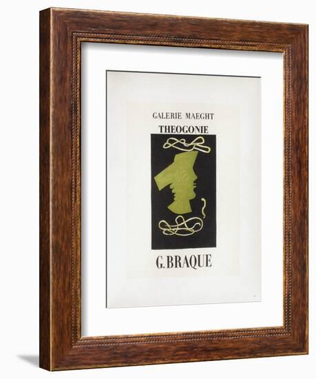 AF 1954 - Galerie Maeght-Georges Braque-Framed Collectable Print