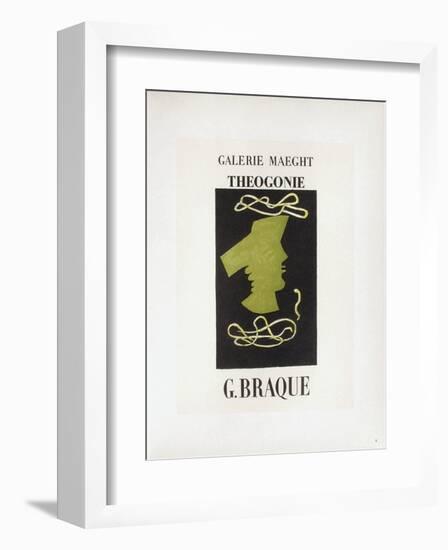 AF 1954 - Galerie Maeght-Georges Braque-Framed Collectable Print