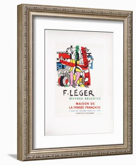 AF 1954 - Maison De La Pensée Française-Fernand Leger-Framed Collectable Print