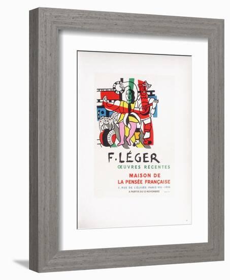 AF 1954 - Maison De La Pensée Française-Fernand Leger-Framed Collectable Print