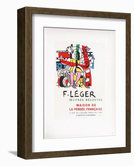 AF 1954 - Maison De La Pensée Française-Fernand Leger-Framed Collectable Print