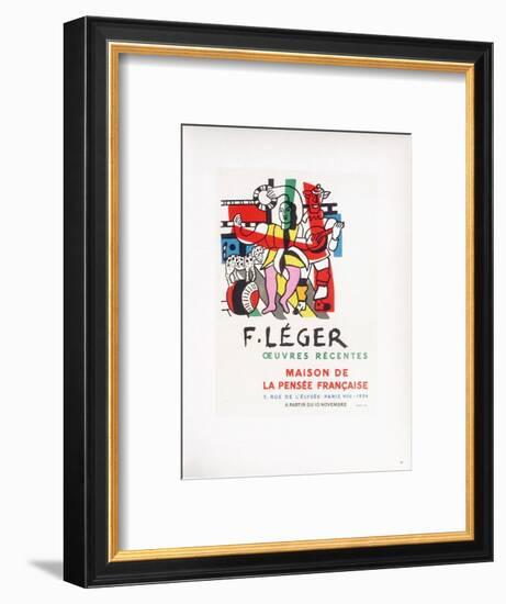 AF 1954 - Maison De La Pensée Française-Fernand Leger-Framed Collectable Print