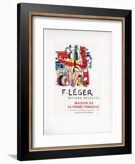 AF 1954 - Maison De La Pensée Française-Fernand Leger-Framed Collectable Print