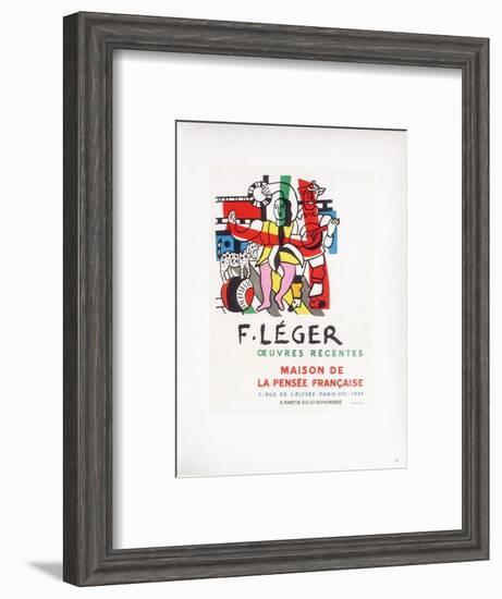 AF 1954 - Maison De La Pensée Française-Fernand Leger-Framed Collectable Print