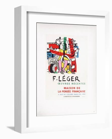 AF 1954 - Maison De La Pensée Française-Fernand Leger-Framed Collectable Print