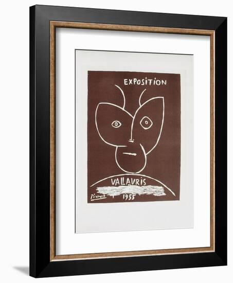 AF 1955 - Exposition Vallauris II-Pablo Picasso-Framed Collectable Print