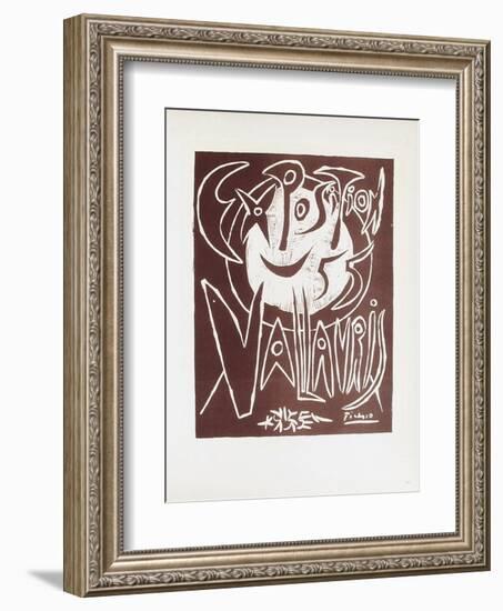 AF 1955 - Exposition Vallauris III-Pablo Picasso-Framed Collectable Print