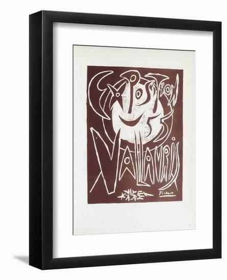 AF 1955 - Exposition Vallauris III-Pablo Picasso-Framed Collectable Print