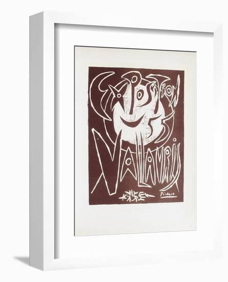 AF 1955 - Exposition Vallauris III-Pablo Picasso-Framed Collectable Print