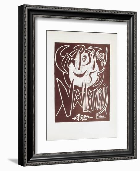 AF 1955 - Exposition Vallauris III-Pablo Picasso-Framed Collectable Print