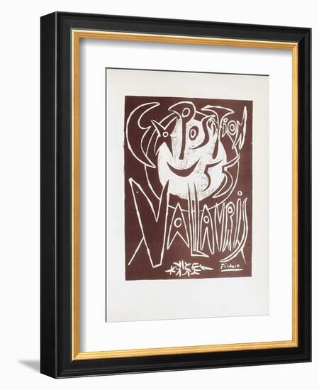 AF 1955 - Exposition Vallauris III-Pablo Picasso-Framed Collectable Print