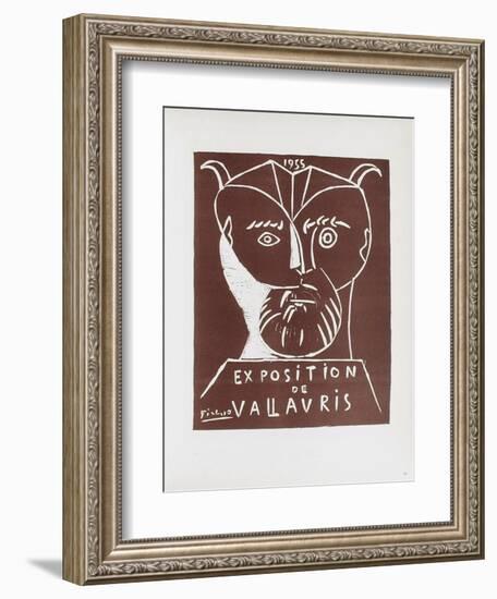 AF 1955 - Exposition Vallauris-Pablo Picasso-Framed Collectable Print